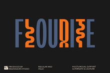 Flourite Font – Bold Condensed Displ