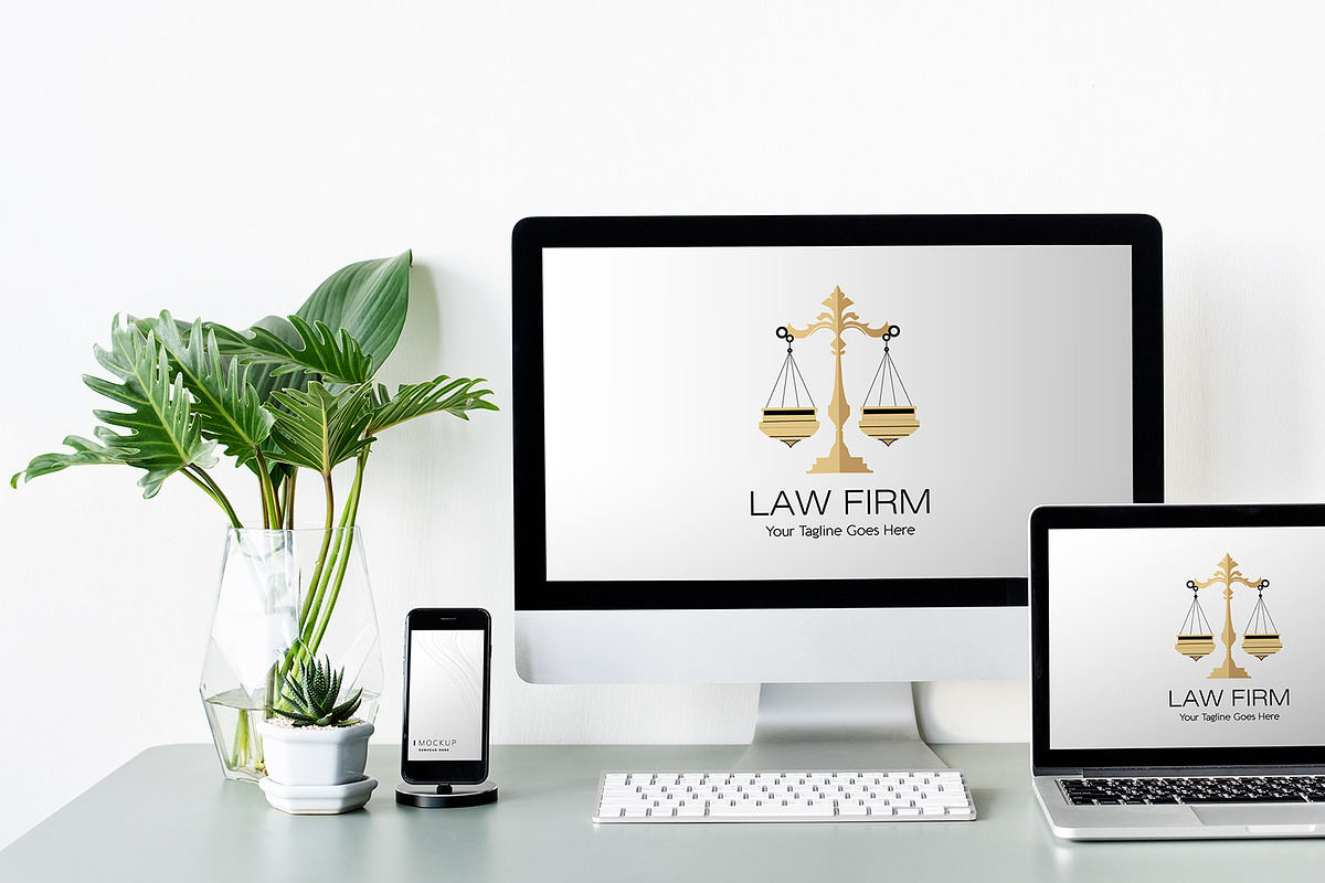 Professional Law Firm Logo Design, a Branding & Logo Template by YUDesignStore (Photo 5 of 6)