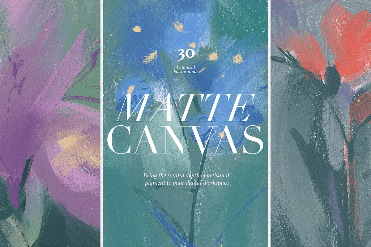 Matte Soft Blured Floral Backgrounds, a Background Graphic by Elena Pimonova (Photo 1 of 11)