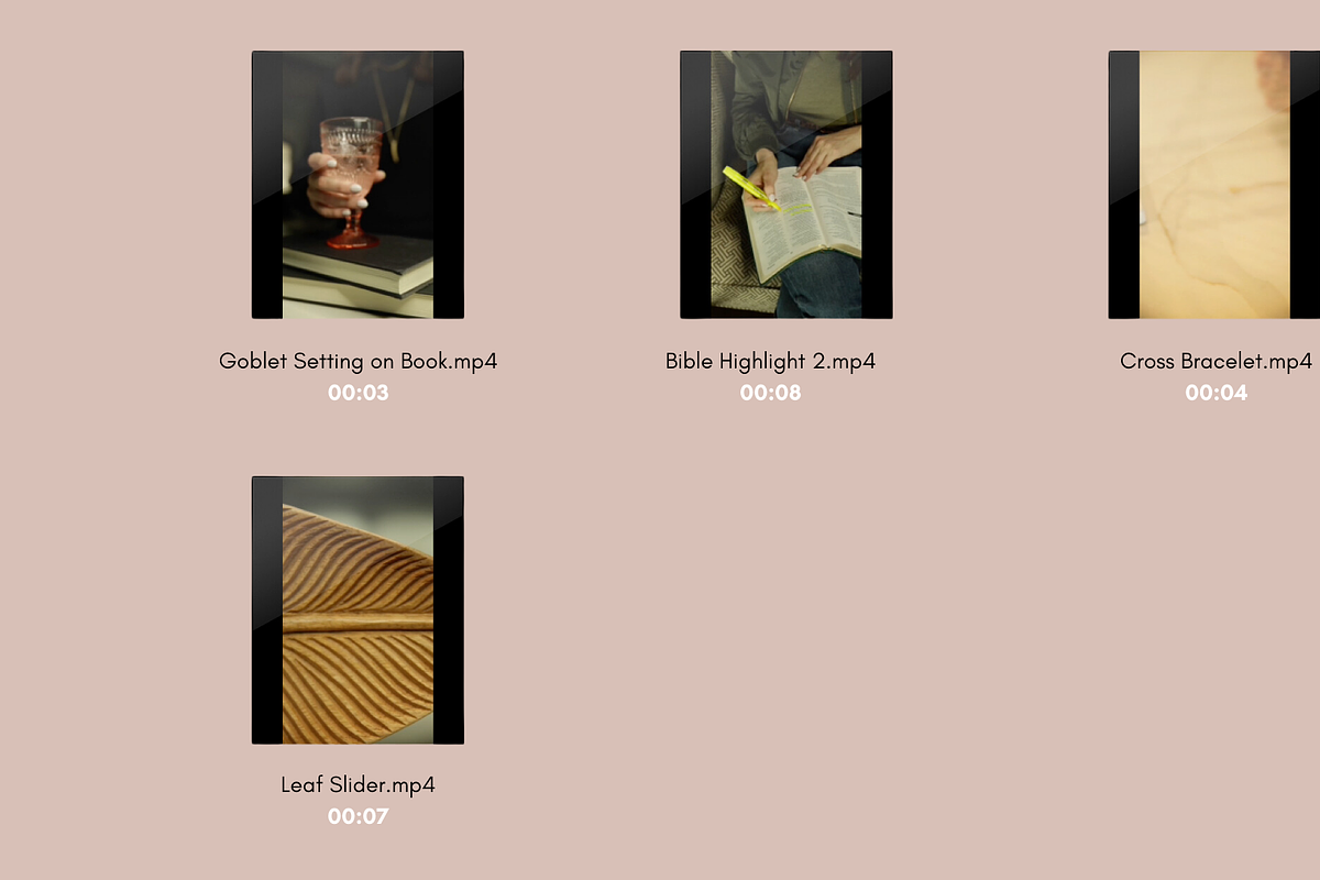 Faith: 10 Aesthetic Video Clips, a Social Media Template by sociallyswanky (Photo 5 of 5)