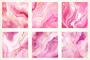 Pink Glitter Ink Digital Papers, a Texture Illustration by Dream Creation (Thumbnail 4 of 6)