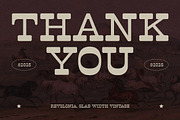 Revslonia, a Serif Font by graphicook (Thumbnail 10 of 10)
