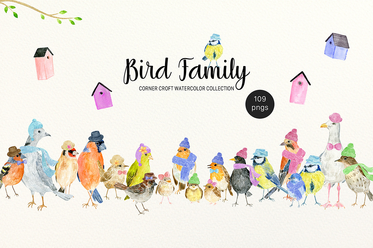 Bird Family Illustration, a Person Illustration by Corner Croft (Photo 1 of 12)
