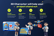Online Medical 3D Character, a Characters & Person 3D Model by orenjidesign (Thumbnail 2 of 8)