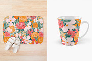Gouache flowers pattern design, a Pattern Graphic by Alenkakarabanova (Thumbnail 3 of 3)