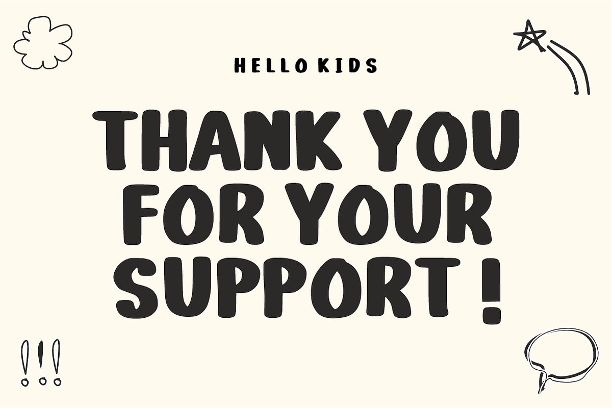 Cute Retro – Retro Display Font, a Handwritten Font by KiddoGlyphs Studio (Photo 5 of 5)