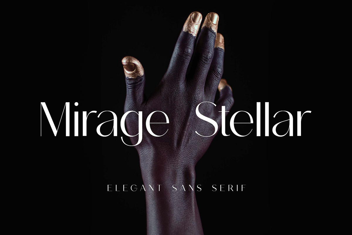 Mirage Stellar Sans Serif Font, a Sans Serif Font by UICreative (Photo 1 of 13)