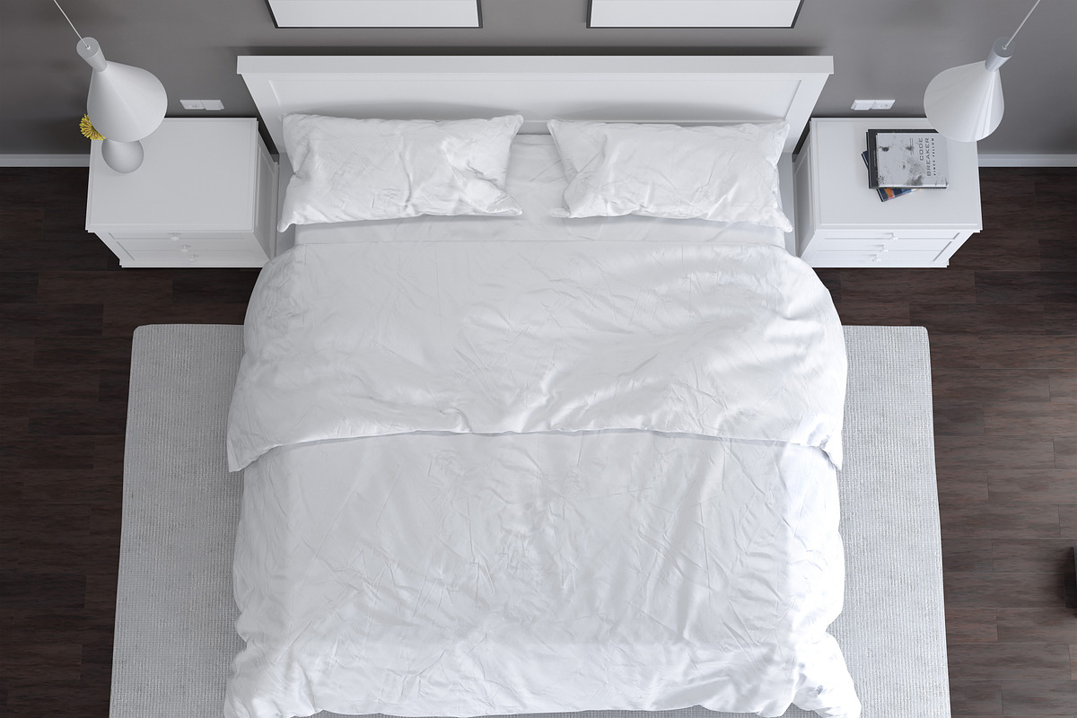 Bedroom and Bed Linen Mockup #2, an Apparel Mockup by Seven Lights (Photo 5 of 6)