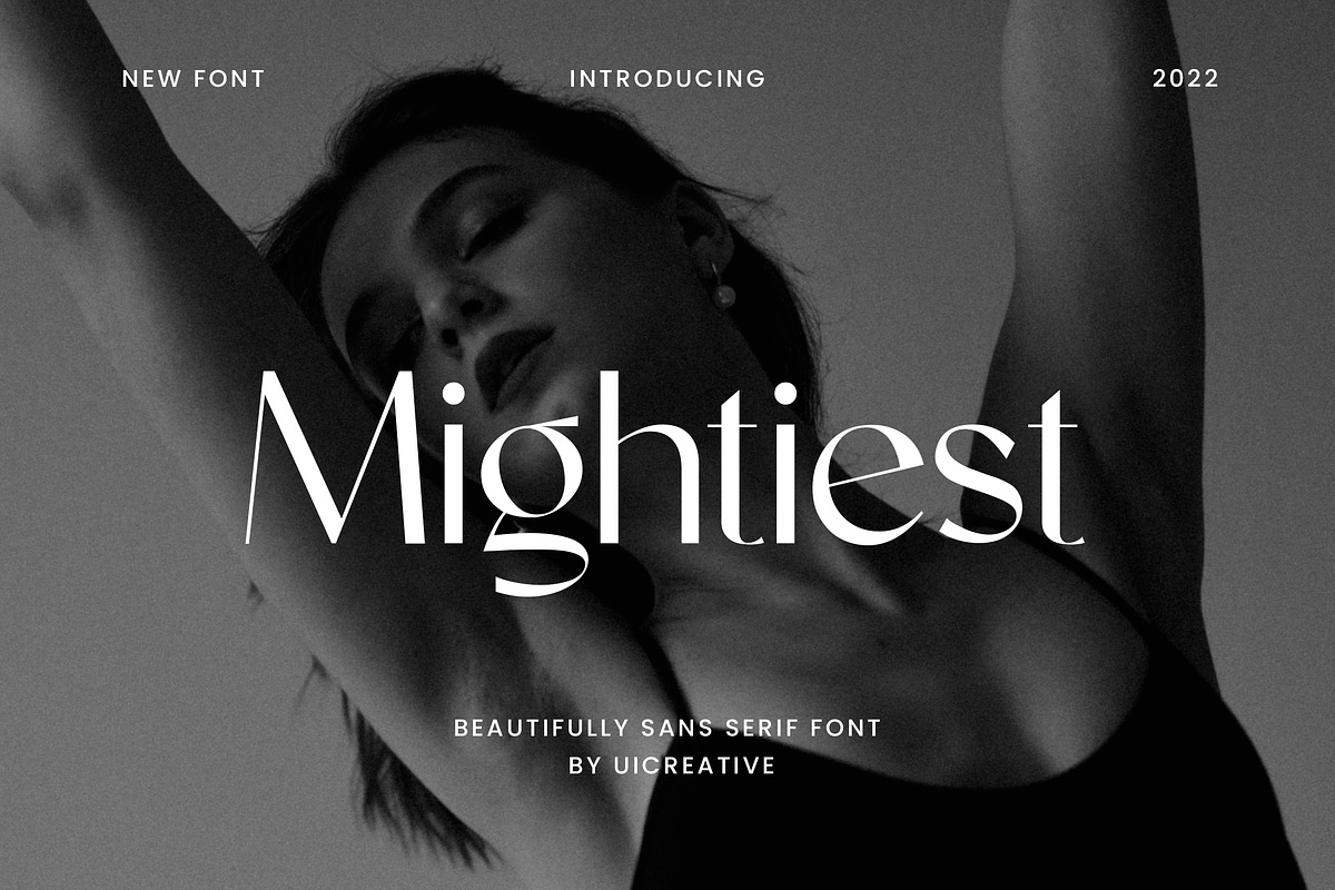 Mightiest Sans Serif Font, a Sans Serif Font by UICreative (Photo 1 of 13)