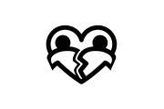50 Love Bond Heart Icons Vector Bund, an Illustration by Designs_River (Thumbnail 32 of 46)