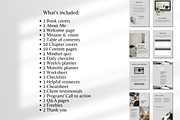 50 page workbook template, a Social Media Template by SociallyyCreative (Thumbnail 2 of 10)