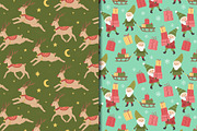 Christmas Santa Village Pattern, a Pattern Graphic by CreativeChristiana (Thumbnail 8 of 9)