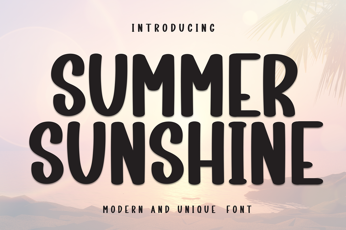 Summer Sunshine | Script Font, a Handwritten Font by Scratchones (Photo 1 of 8)