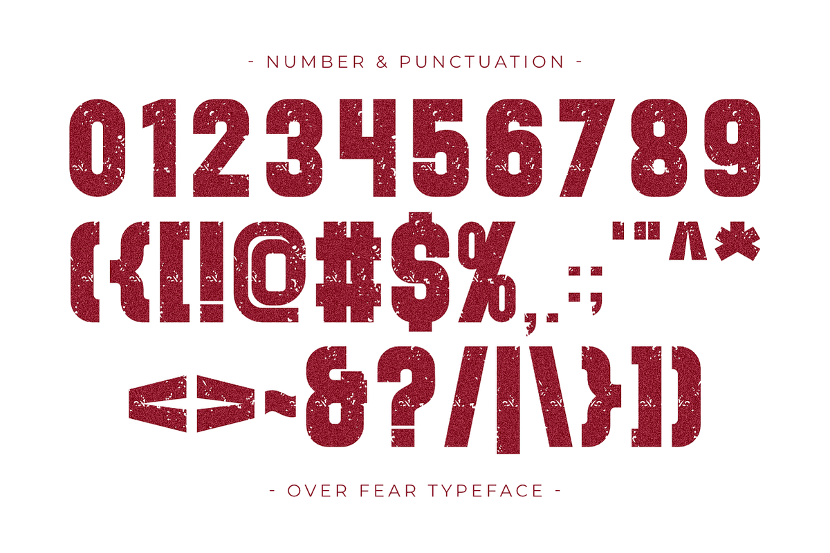 Over Fear - Condensed Sans Serif, a Sans Serif Font by Pian45 Studio (Photo 6 of 6)