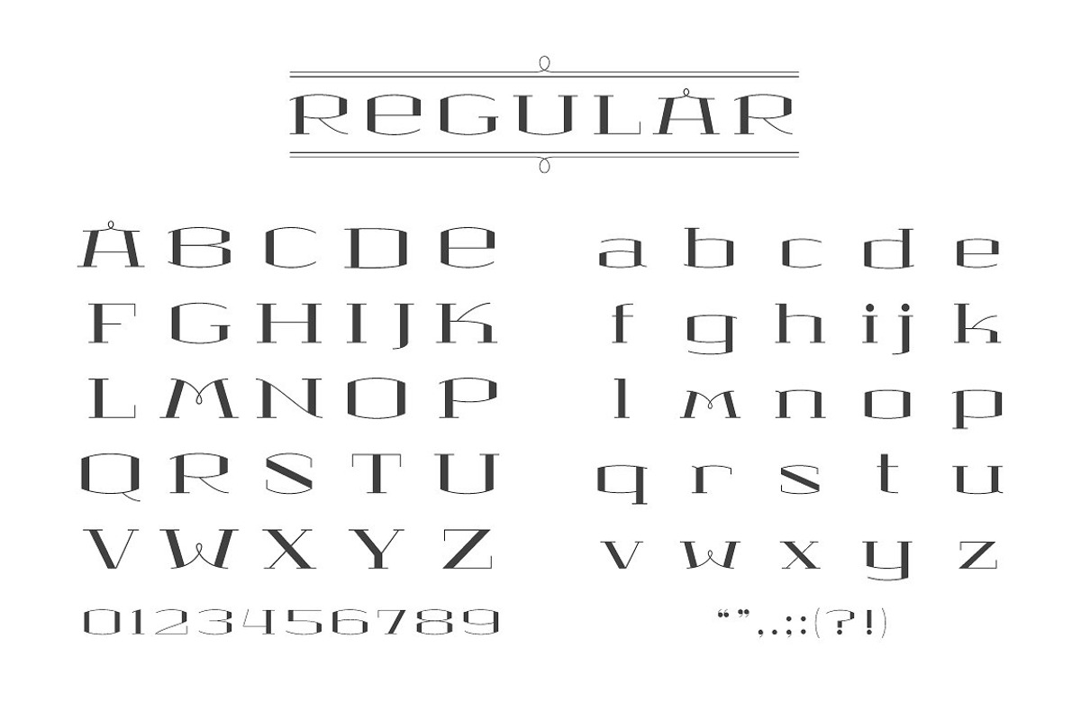 MONA LISA Serif Font Family preview 7