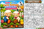 Cute & Cozy Farm Animals Color Book, a Person Illustration by Design Home (Thumbnail 3 of 5)