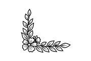 Floral Corner Ornament Clipart Bundl, an Illustration by Creativeshirt (Thumbnail 30 of 48)