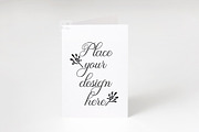 Greeting Card A6 A5 mockup invite, a Print Template by Leo Flo Mockups (Thumbnail 4 of 7)