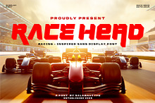 Race Head - Sports Font
