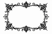 Decorative Frame Vector Bundle, an Illustration by yasushie (Thumbnail 7 of 9)