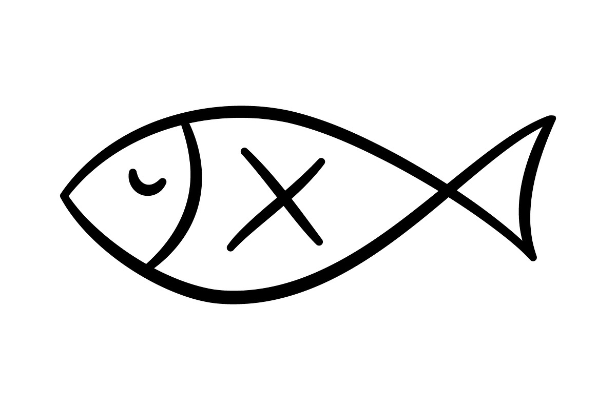 Doodle Hand Drawn Fish Collection, an Animal Illustration by Elena Pimukova (Photo 11 of 13)