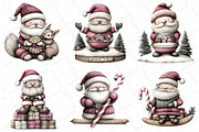 Christmas Whimsical Santa Clipart, an Illustration by DreamPrint404 (Thumbnail 6 of 6)