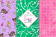Soccer Seamless Digital Papers, a Pattern Graphic by Masha  Studio (Thumbnail 7 of 8)
