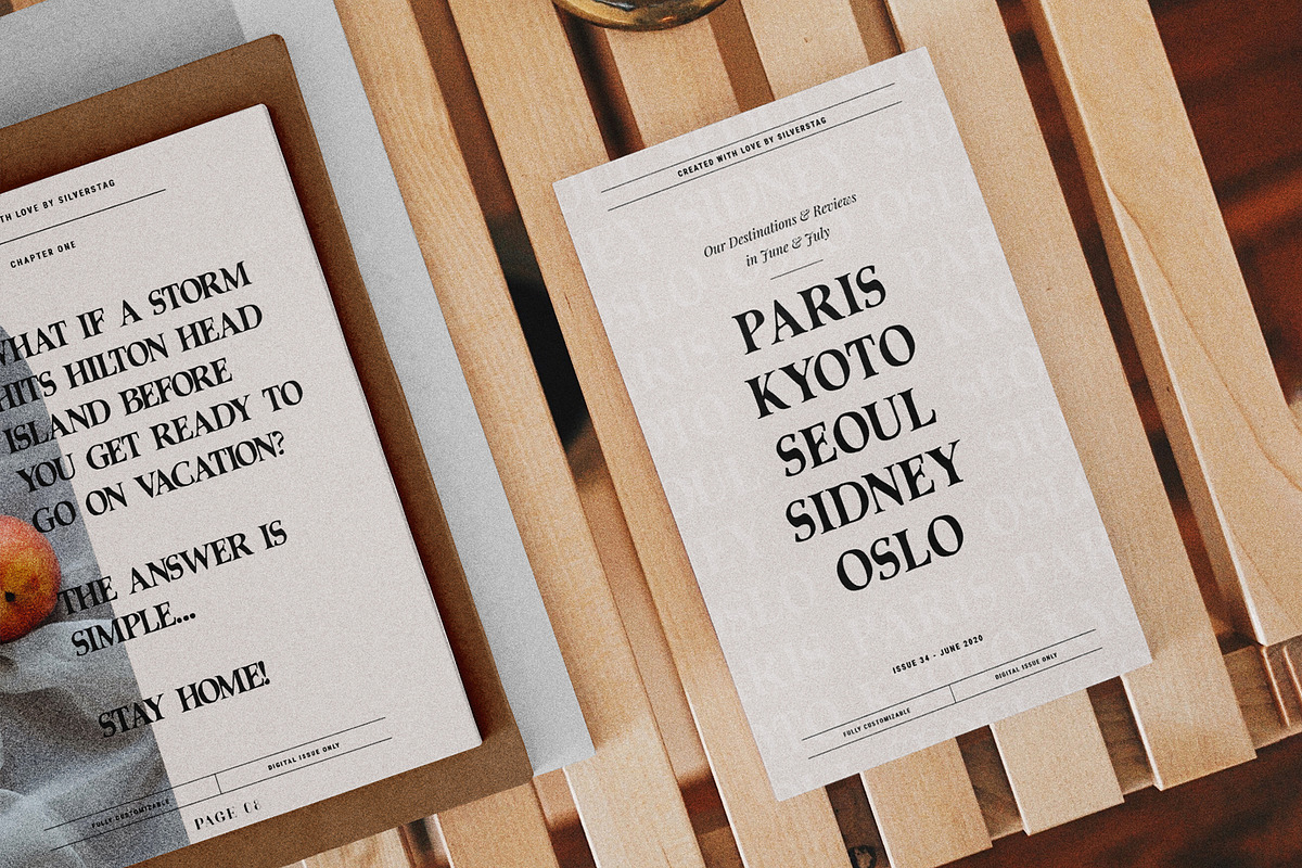 Lumière - Modern Display Serif Font, a Serif Font by SilverStag Type Foundry (Photo 2 of 15)