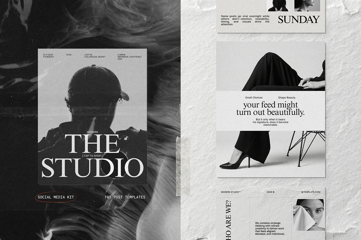 RIVA | Social Media Kit Post Bundle, a Social Media Template by Prapti Design (Photo 6 of 10)
