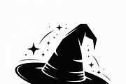 Halloween witch hat designed, an Illustration by Amazin_art (Thumbnail 3 of 21)
