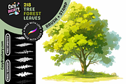 Procreate Tree Stamps, a Brush Add-On by Cozy Brushery (Thumbnail 1 of 7)