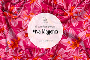 Viva Magenta - pattern collection
