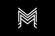 M Logo Template, a Branding & Logo Template by Advateik ™ (Thumbnail 1 of 2)