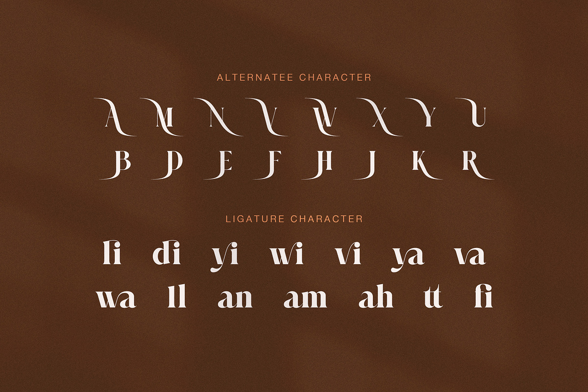 Wafelin Elegant Serif Font, a Serif Font by Graphicxell (Photo 8 of 8)