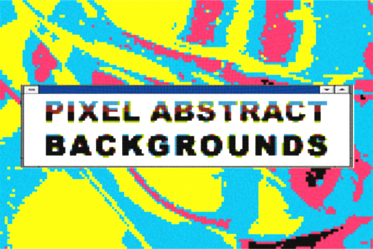 Pixel Abstract Backgrounds x100, a Texture Graphic by bbymedia.store (Photo 1 of 10)