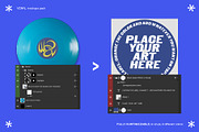 COLORED VINYLS MOCKUP PACK, a Templates & Theme by MDP TYPEFACES (Thumbnail 5 of 6)
