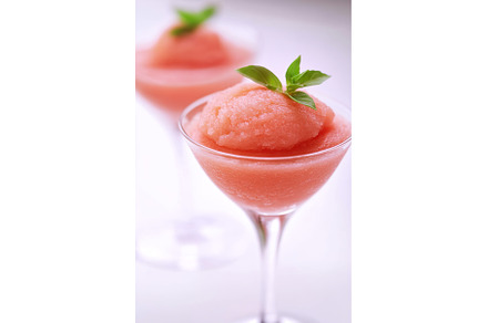 Refreshing fruit sorbets served in, a Food & Drink Photo by Lermont51