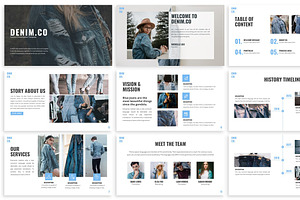 Denim - Fashion Keynote Template