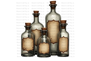 Apothecary Jars, a Decorative Illustration by Bloom Craft Creations (Thumbnail 2 of 12)