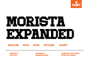 Morista Expanded Family | 5 Style, a Slab Serif Font by IM Studio (Thumbnail 1 of 7)