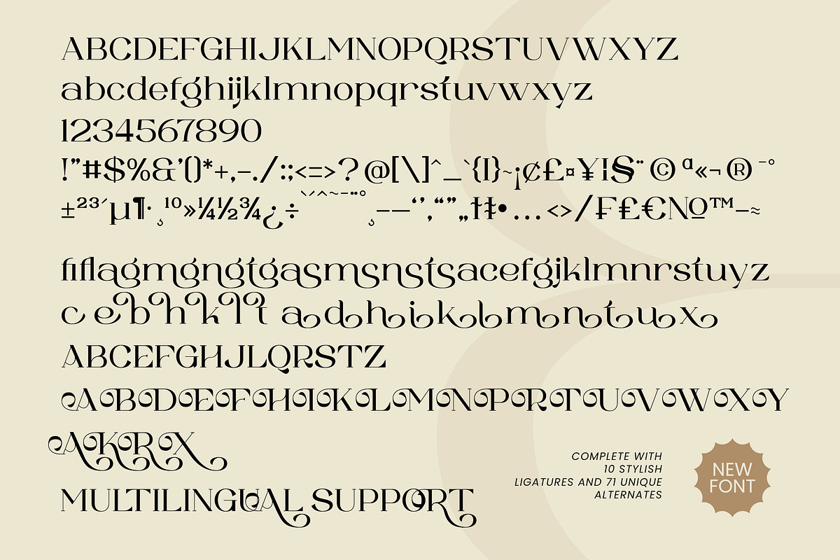 Majestic Romale Luxury Serif, a Serif Font by operatype.co (Photo 10 of 10)