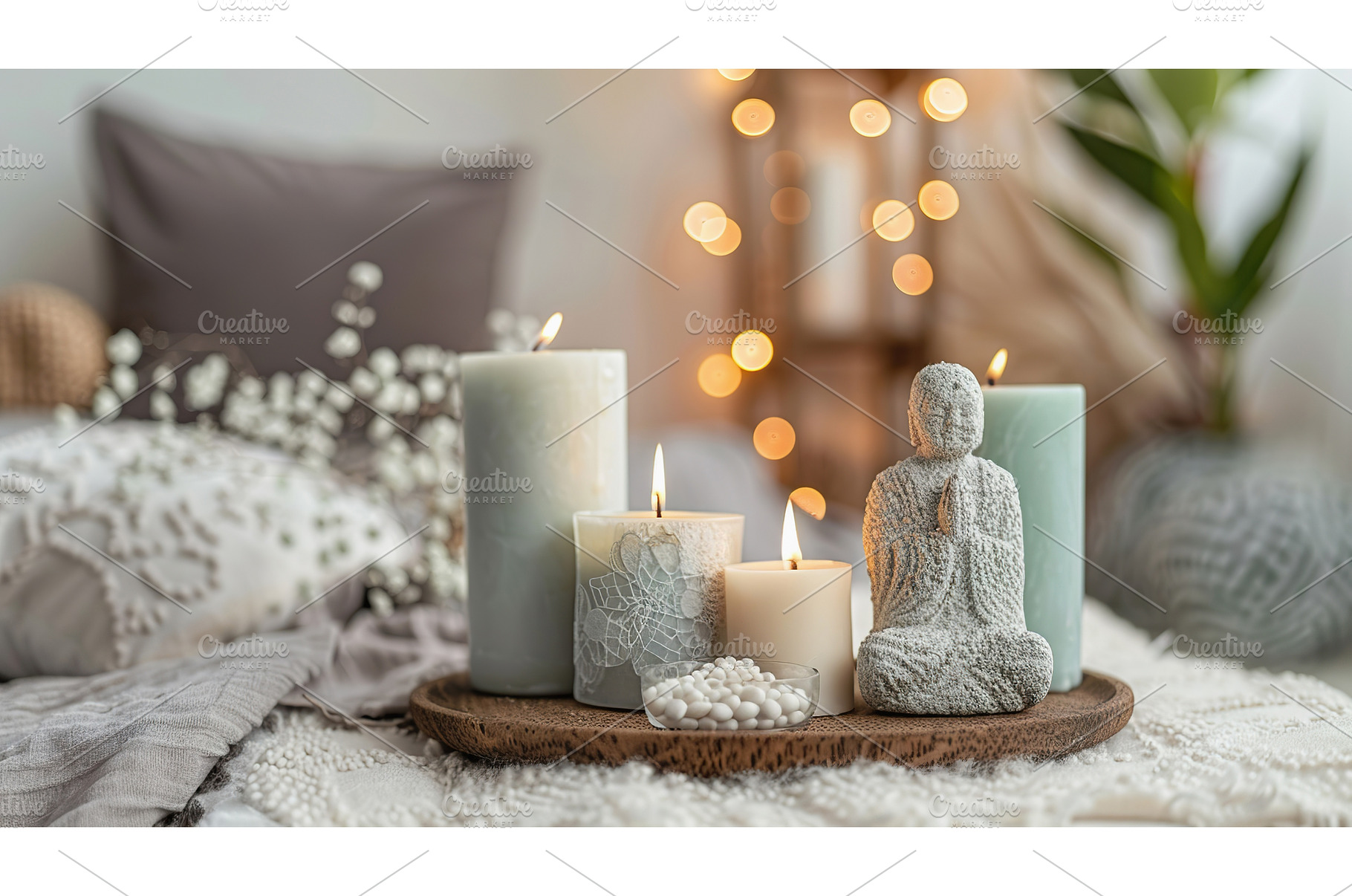 Serene Aromatherapy Scene with, a Background Photo by Lermont51