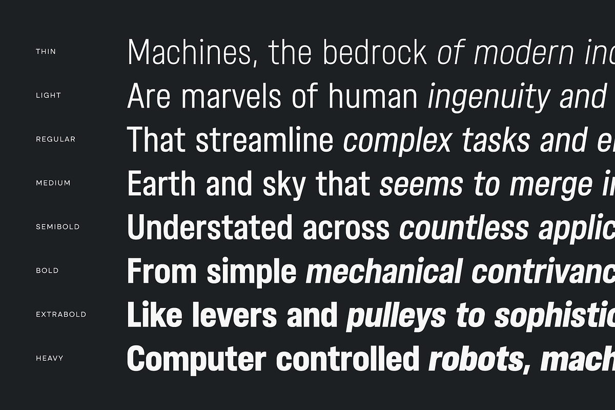 Gibstone; 16 Condensed Sans Fonts, a Sans Serif Font by Eko Bimantara (Photo 8 of 12)