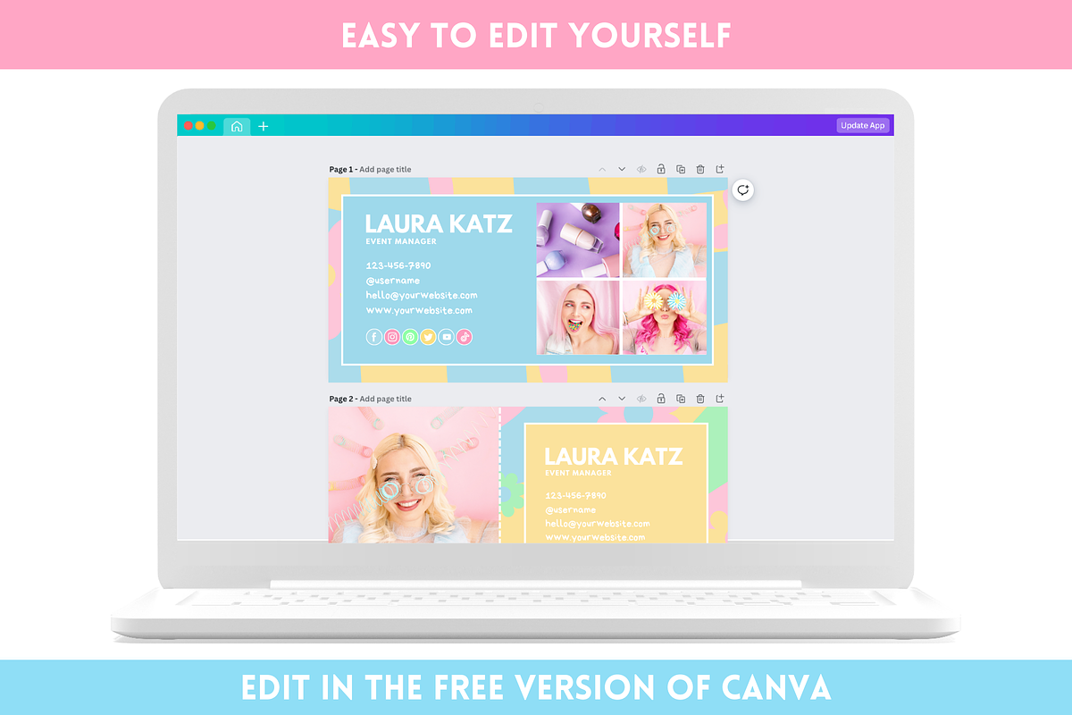 Bright Email Signature Template, an Email Template by SunshineStudioBoutique (Photo 7 of 9)