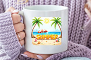 Watercolor Summer  Clipart, an Illustration by DreamCafeArt (Thumbnail 4 of 7)