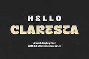 Claresta Display Font, a Sans Serif Font by Ryan Prasetya (Thumbnail 1 of 9)