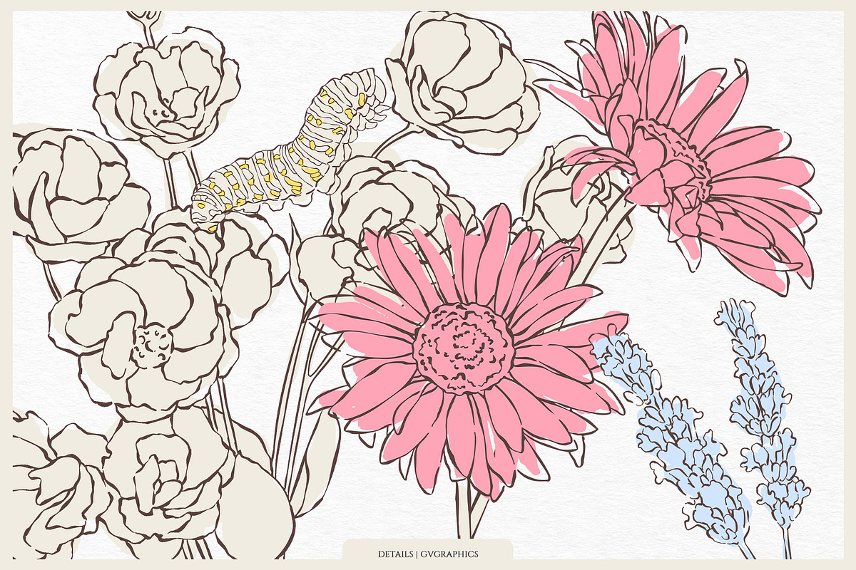 Lush Vol. 2 Collection, a Seasonal Illustration by GVGraphics (Photo 9 of 21)