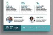 Medical and Clinic Flyer Template, a Flyer Template by ContestDesign (Thumbnail 3 of 3)