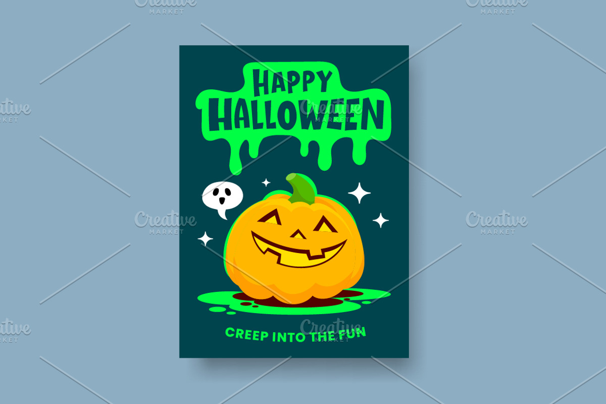 Happy Halloween | Posters Set, a Seasonal Illustration by wowomnom (Photo 3 of 4)