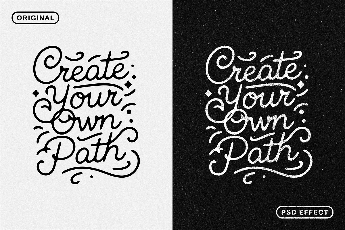 Hand-Lettering Quotes + Bonus Effect, an Object Graphic by pixelbuddha.net (Photo 5 of 6)